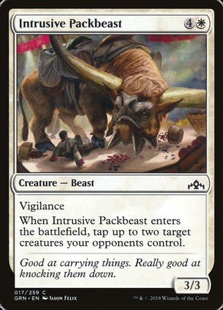 Intrusive Packbeast [Guilds of Ravnica] | Jomio and Rueliete's Cards and Comics