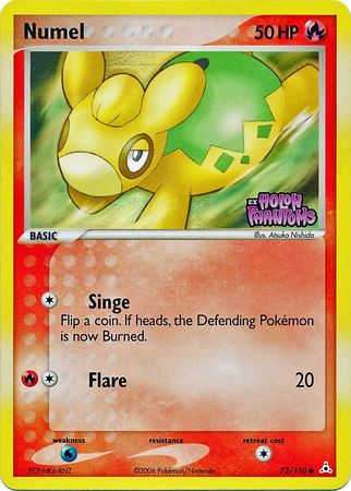 Numel (72/110) (Stamped) [EX: Holon Phantoms] | Jomio and Rueliete's Cards and Comics