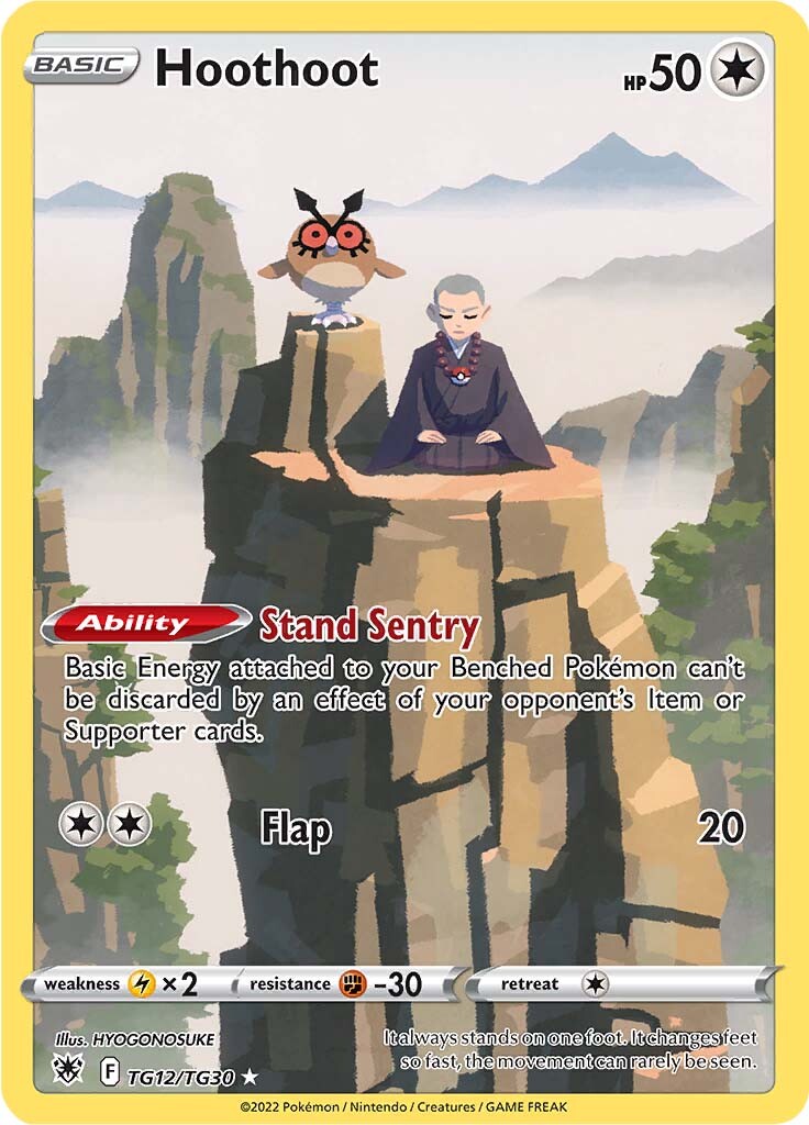 Hoothoot (TG12/TG30) [Sword & Shield: Astral Radiance] | Jomio and Rueliete's Cards and Comics