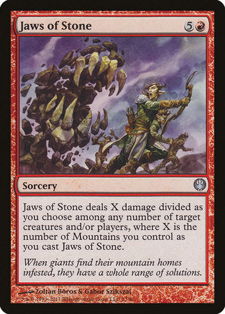 Jaws of Stone [Duel Decks: Knights vs. Dragons] | Jomio and Rueliete's Cards and Comics