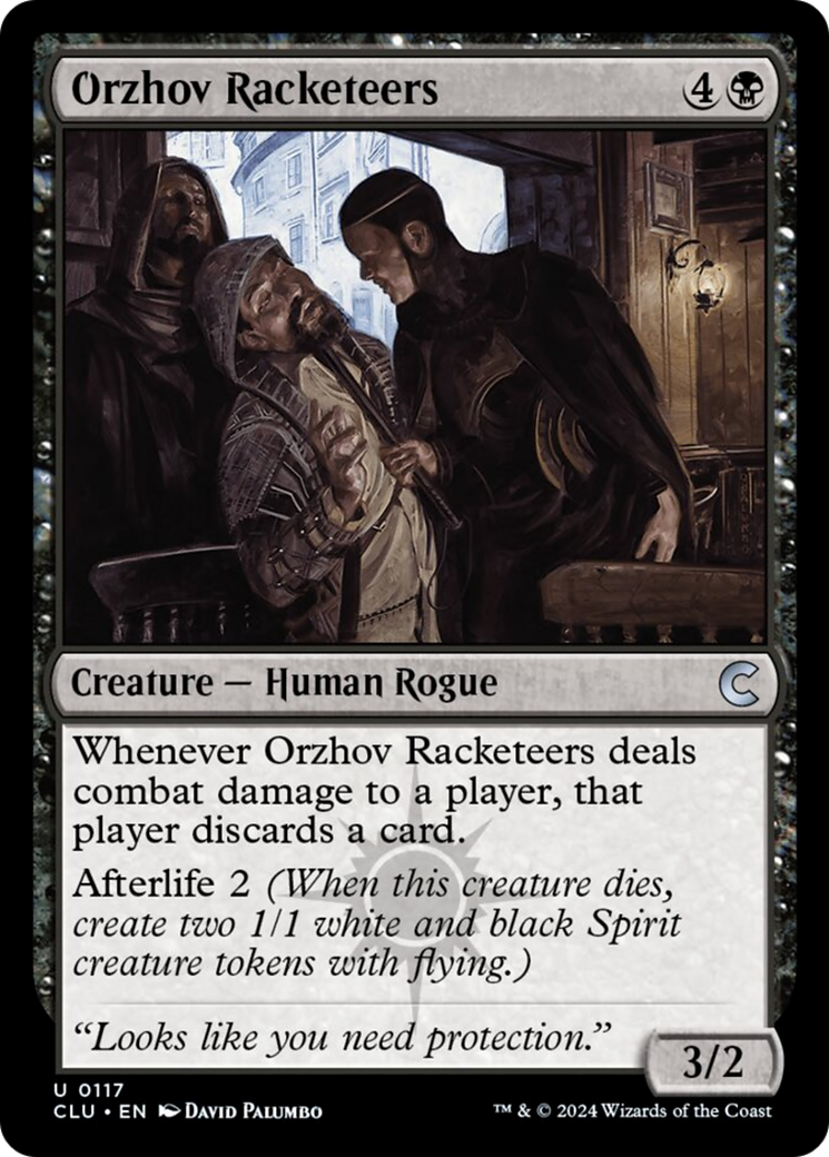 Orzhov Racketeers [Ravnica: Clue Edition] | Jomio and Rueliete's Cards and Comics
