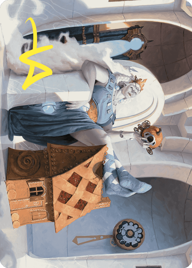 Beluna Grandsquall Art Card (Gold-Stamped Signature) [Wilds of Eldraine Art Series] | Jomio and Rueliete's Cards and Comics