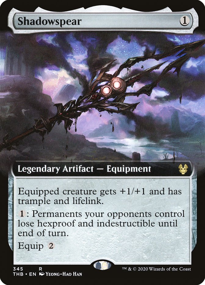 Shadowspear (Extended Art) [Theros Beyond Death] | Jomio and Rueliete's Cards and Comics