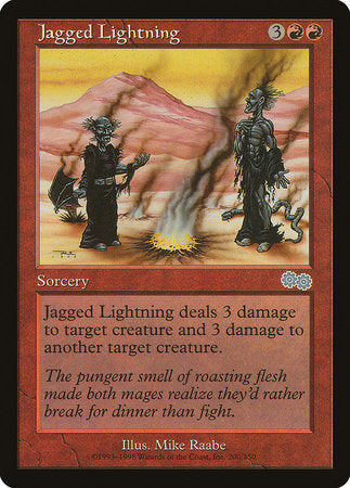 Jagged Lightning [Urza's Saga] | Jomio and Rueliete's Cards and Comics