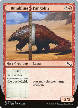 Bumbling Pangolin [Unstable] | Jomio and Rueliete's Cards and Comics
