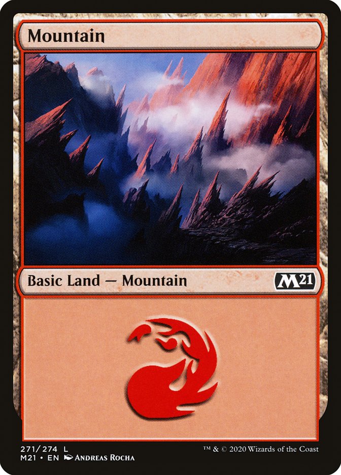 Mountain (271) [Core Set 2021] | Jomio and Rueliete's Cards and Comics