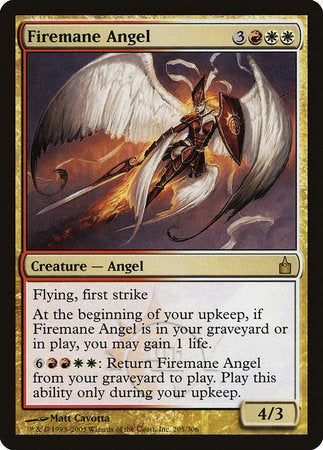 Firemane Angel [Ravnica: City of Guilds] | Jomio and Rueliete's Cards and Comics