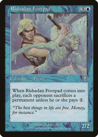 Rishadan Footpad [Mercadian Masques] | Jomio and Rueliete's Cards and Comics