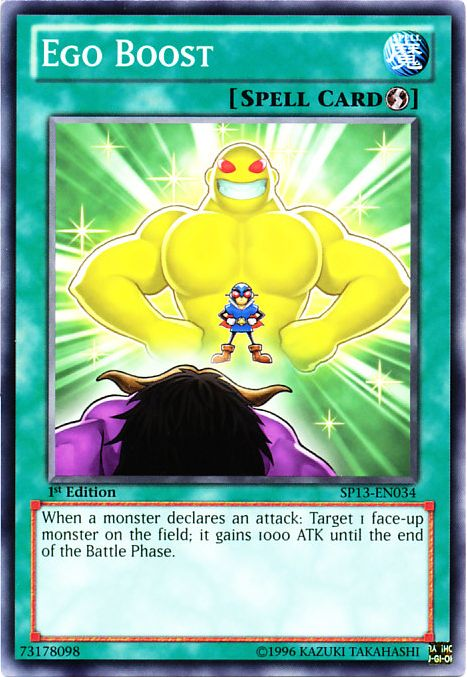 Ego Boost [SP13-EN034] Common | Jomio and Rueliete's Cards and Comics