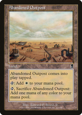 Abandoned Outpost [Odyssey] | Jomio and Rueliete's Cards and Comics