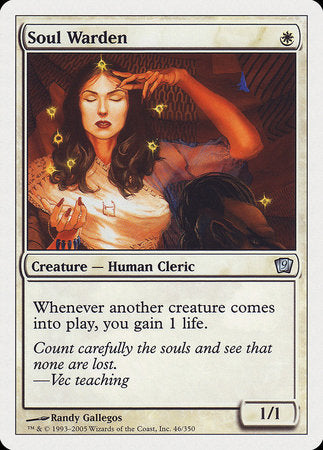 Soul Warden [Ninth Edition] | Jomio and Rueliete's Cards and Comics