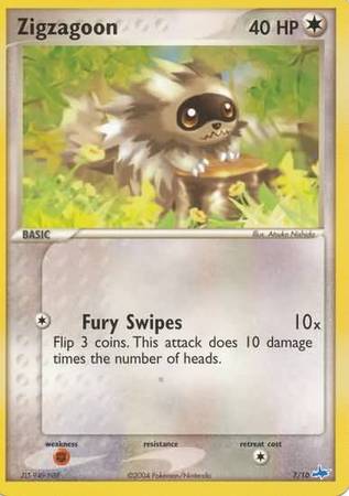 Zigzagoon (7/10) [EX: Trainer Kit - Latios] | Jomio and Rueliete's Cards and Comics
