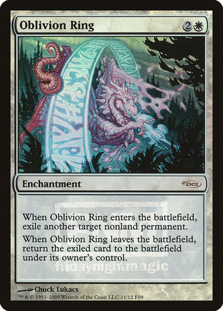 Oblivion Ring [Friday Night Magic 2009] | Jomio and Rueliete's Cards and Comics