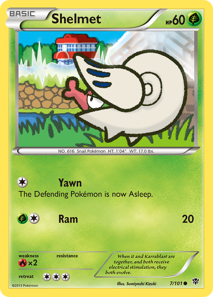 Shelmet (7/101) [Black & White: Plasma Blast] | Jomio and Rueliete's Cards and Comics
