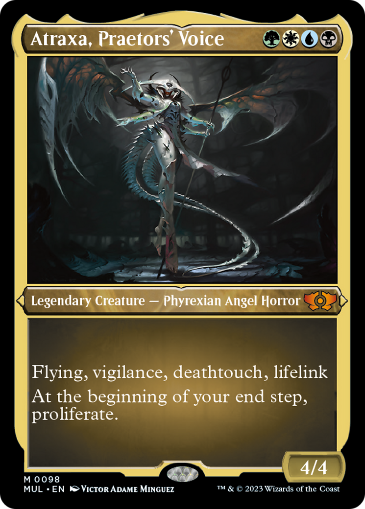 Atraxa, Praetors' Voice (Foil Etched) [Multiverse Legends] | Jomio and Rueliete's Cards and Comics