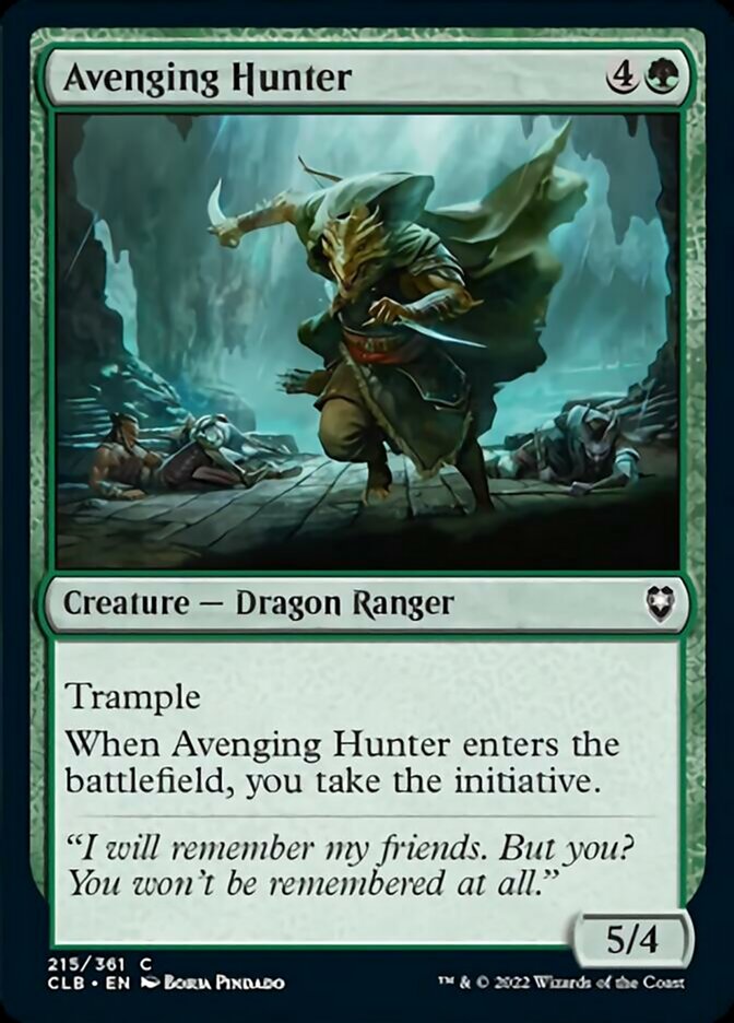 Avenging Hunter [Commander Legends: Battle for Baldur's Gate] | Jomio and Rueliete's Cards and Comics