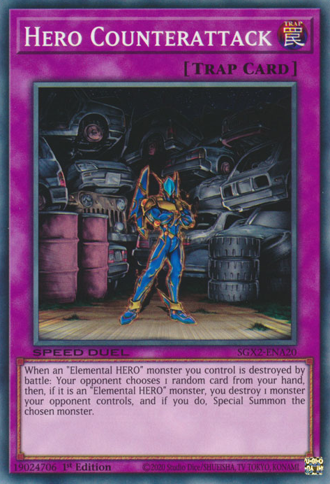 Hero Counterattack [SGX2-ENA20] Common | Jomio and Rueliete's Cards and Comics