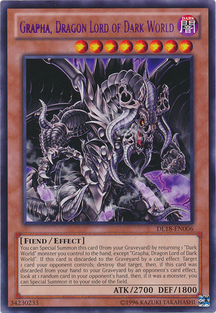 Grapha, Dragon Lord of Dark World (Purple) [DL18-EN006] Rare | Jomio and Rueliete's Cards and Comics