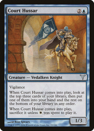 Court Hussar [Dissension] | Jomio and Rueliete's Cards and Comics