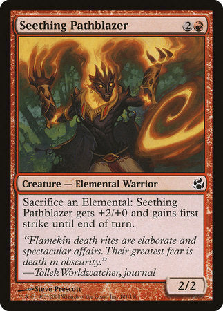 Seething Pathblazer [Morningtide] | Jomio and Rueliete's Cards and Comics