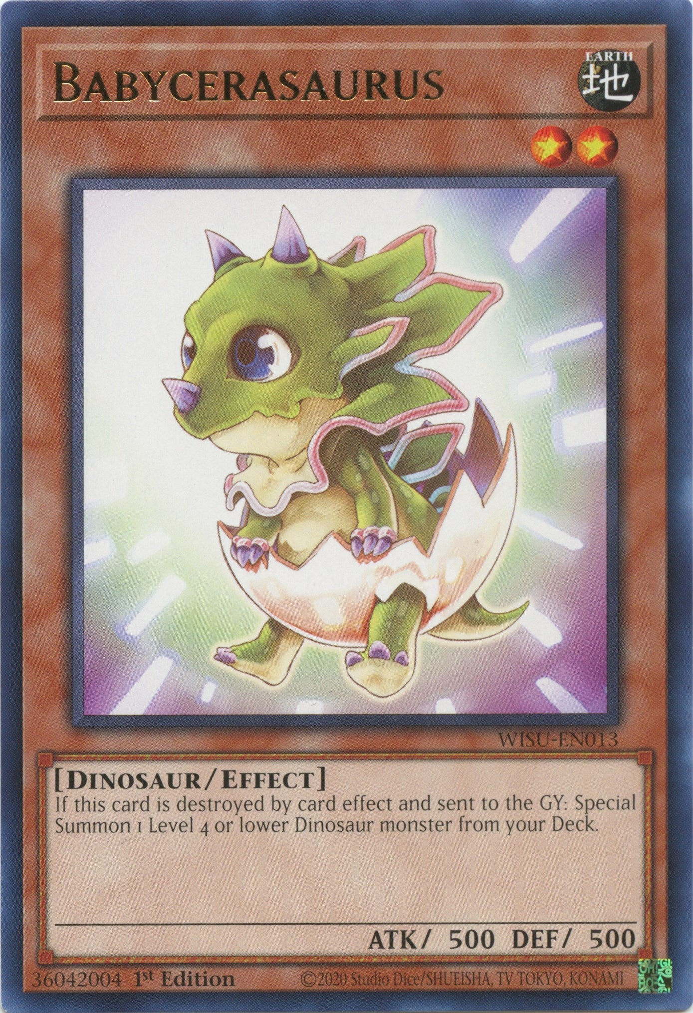 Babycerasaurus [WISU-EN013] Rare | Jomio and Rueliete's Cards and Comics