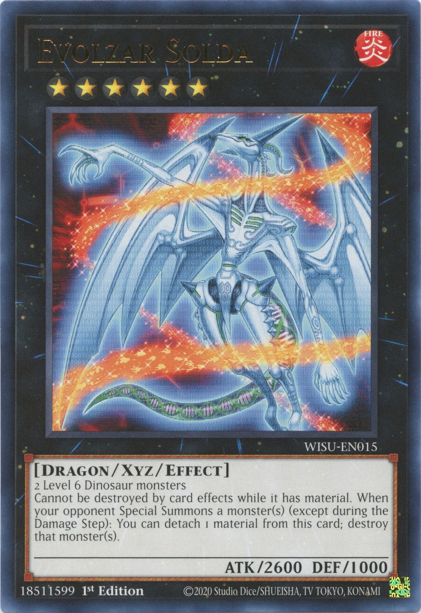 Evolzar Solda [WISU-EN015] Rare | Jomio and Rueliete's Cards and Comics