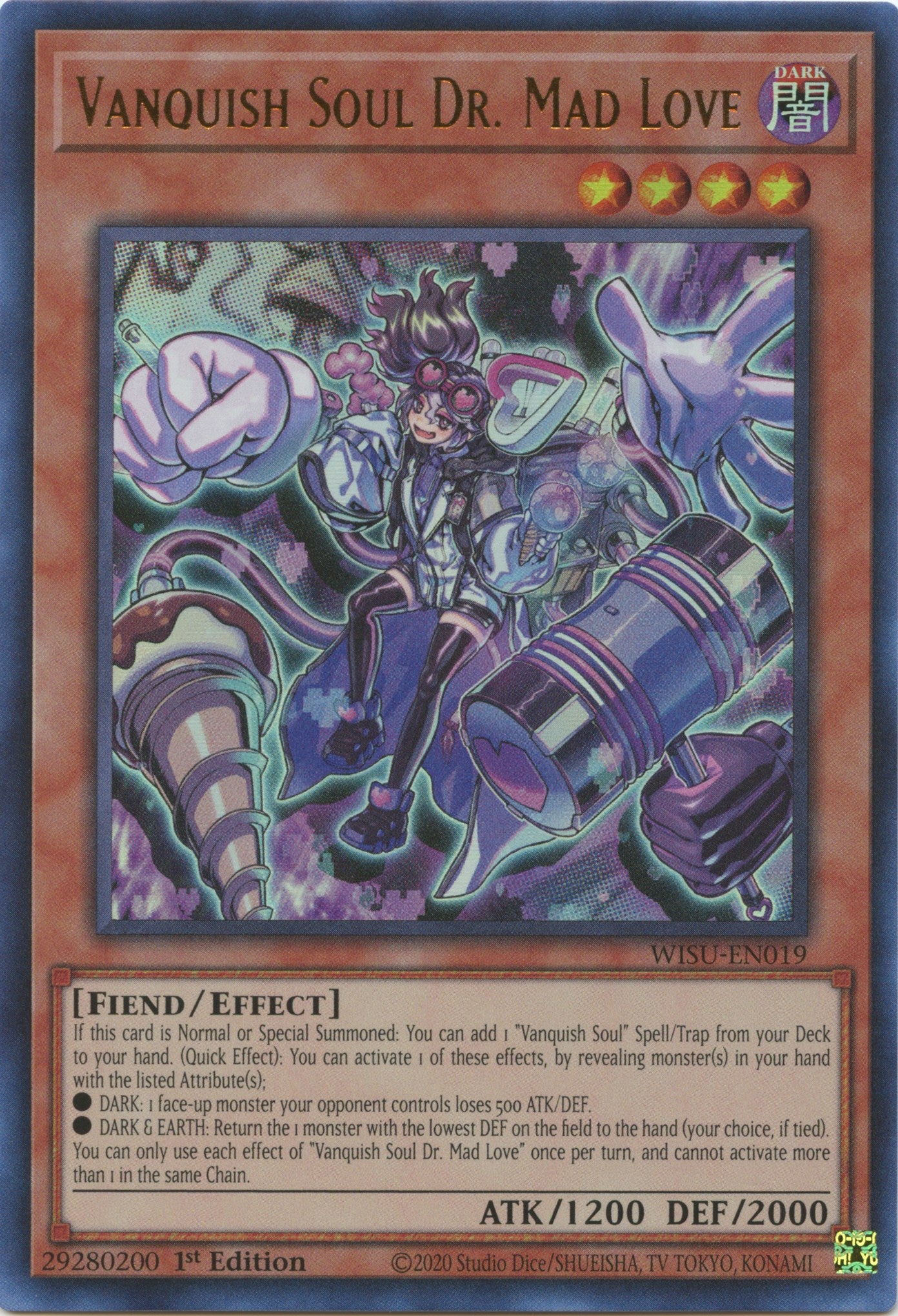 Vanquish Soul Dr. Mad Love [WISU-EN019] Ultra Rare | Jomio and Rueliete's Cards and Comics