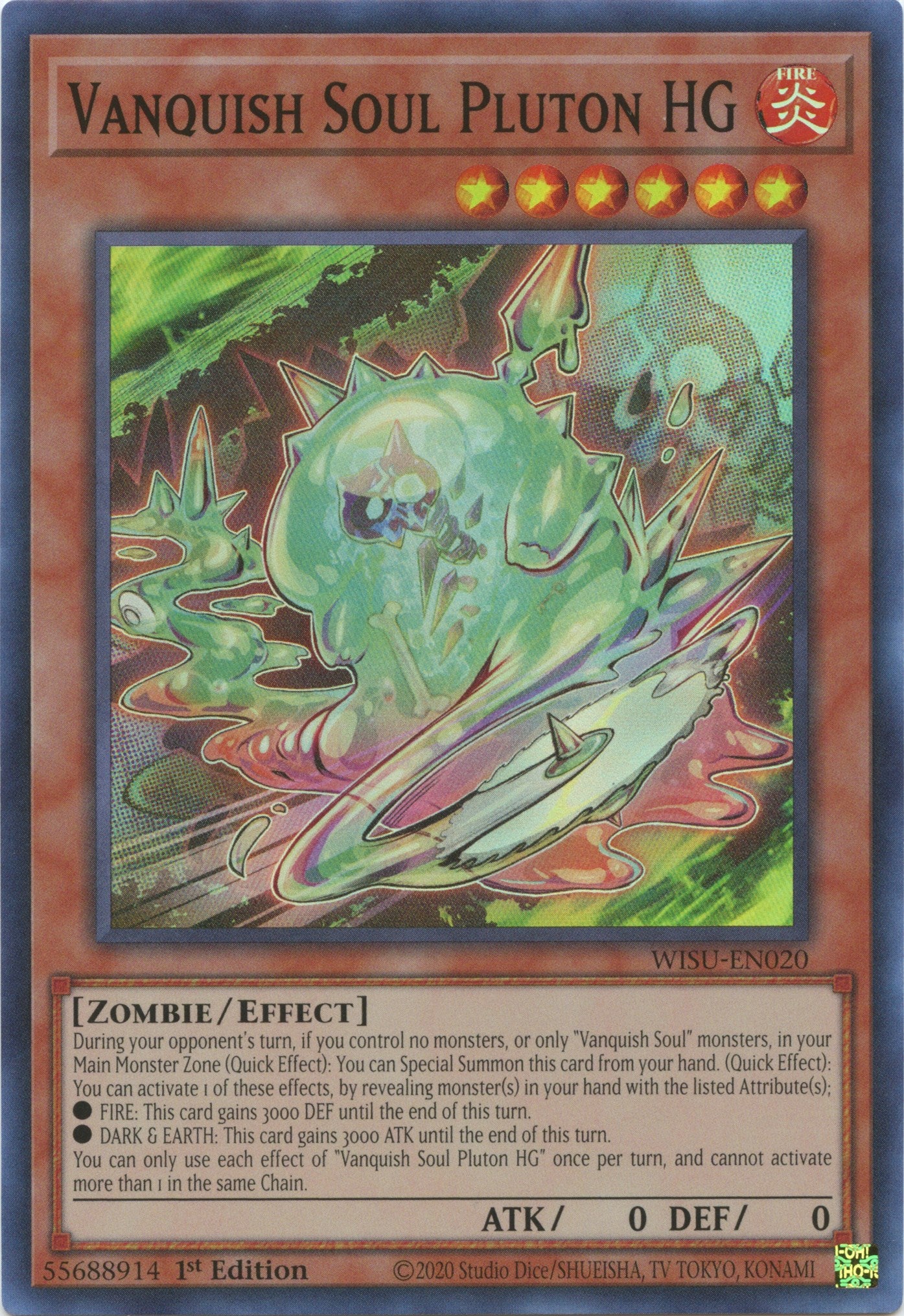 Vanquish Soul Pluton HG [WISU-EN020] Super Rare | Jomio and Rueliete's Cards and Comics