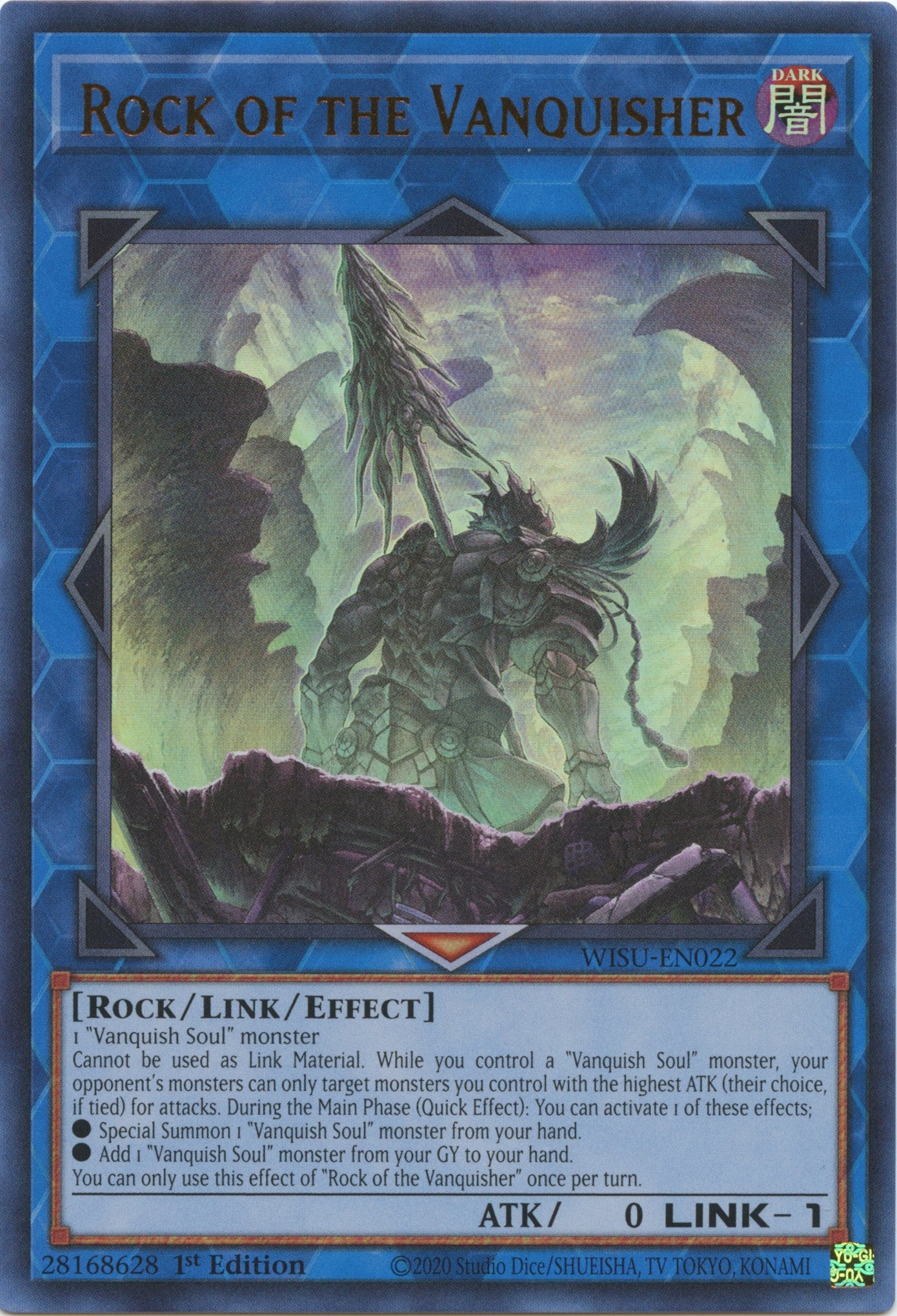Rock of the Vanquisher [WISU-EN022] Ultra Rare | Jomio and Rueliete's Cards and Comics