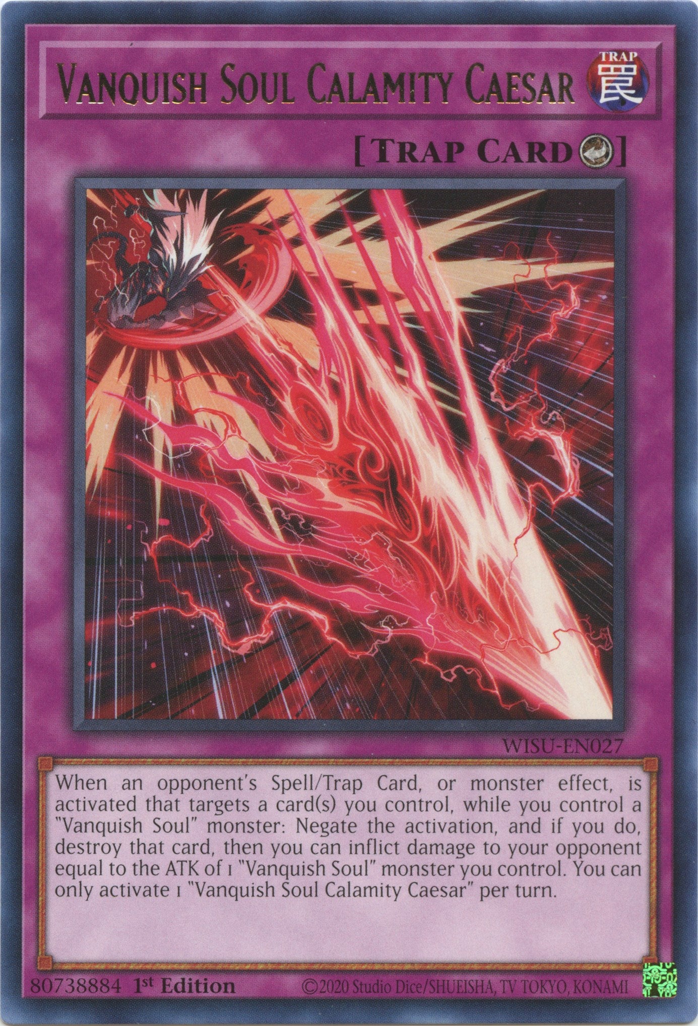 Vanquish Soul Calamity Caesar [WISU-EN027] Rare | Jomio and Rueliete's Cards and Comics