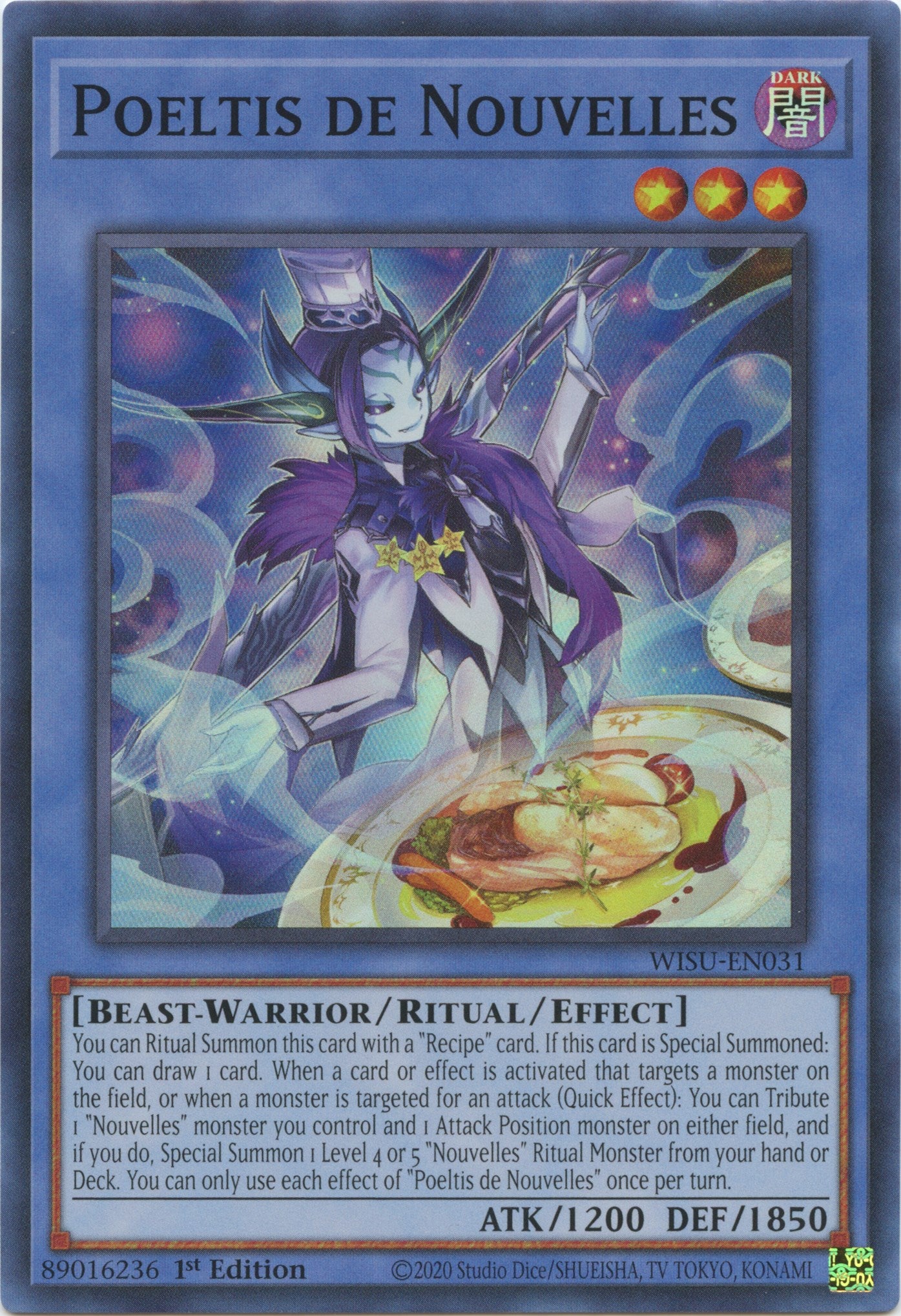 Poeltis de Nouvelles [WISU-EN031] Super Rare | Jomio and Rueliete's Cards and Comics