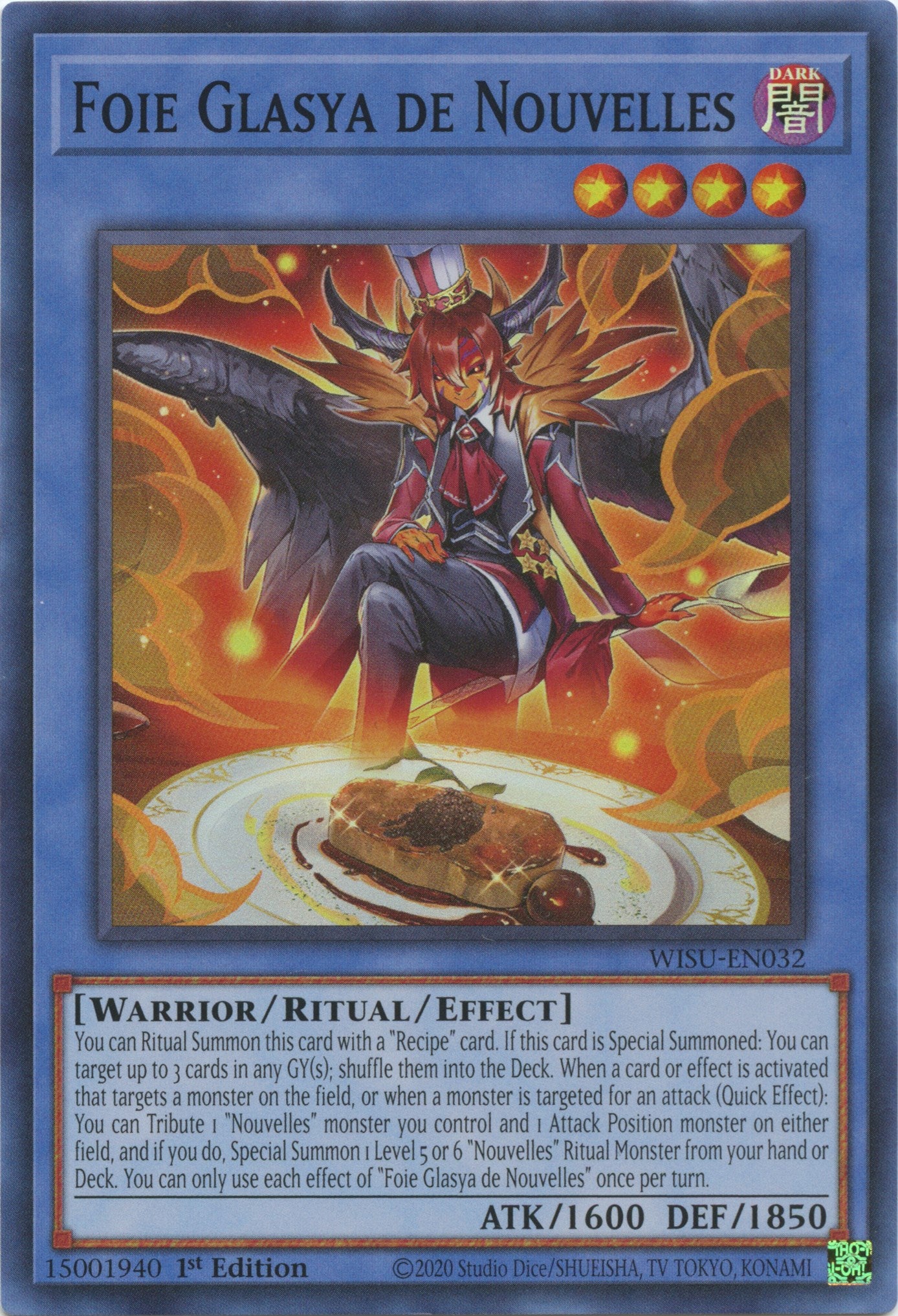 Foie Glasya de Nouvelles [WISU-EN032] Super Rare | Jomio and Rueliete's Cards and Comics
