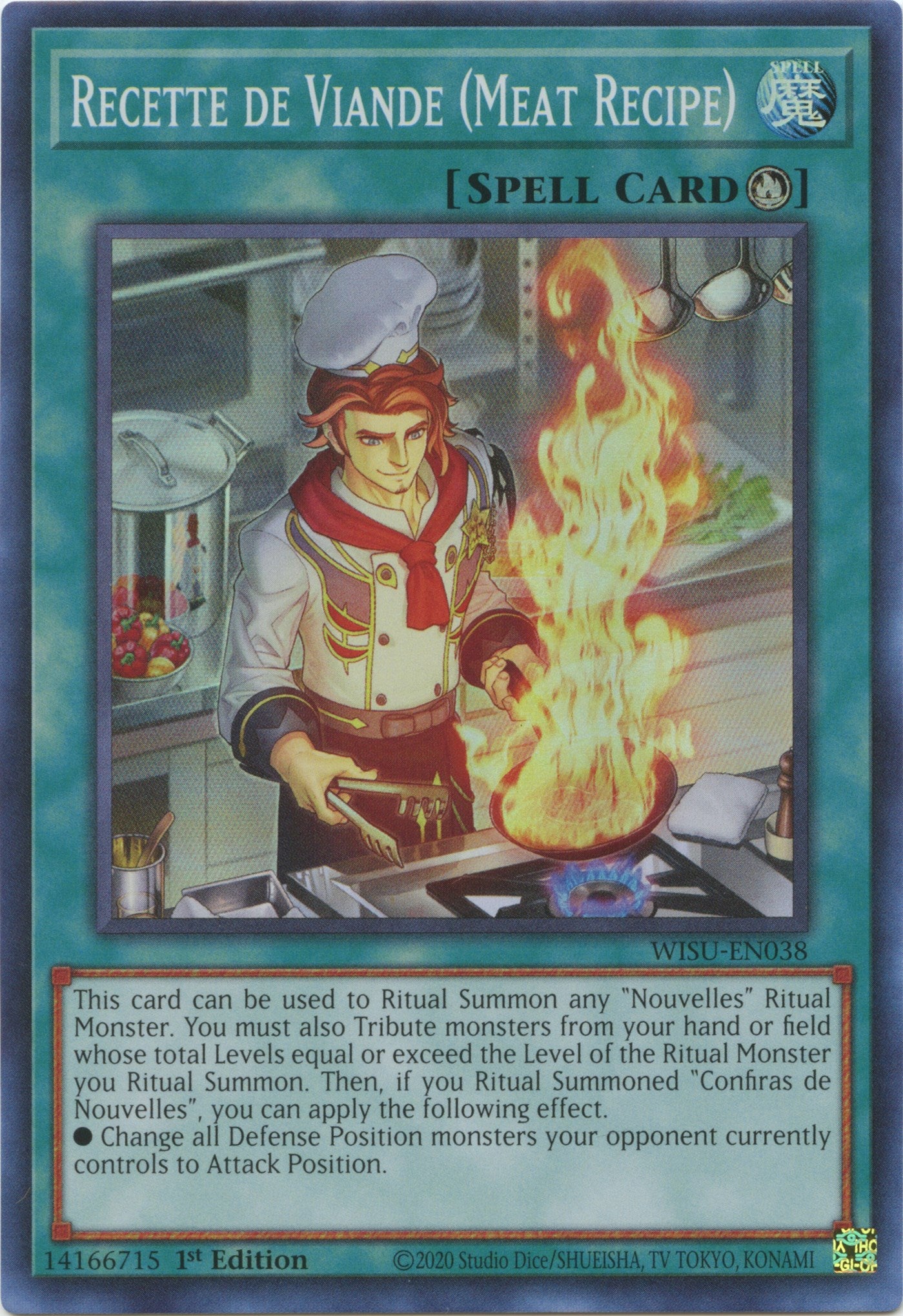 Recette de Viande (Meat Recipe) [WISU-EN038] Super Rare | Jomio and Rueliete's Cards and Comics