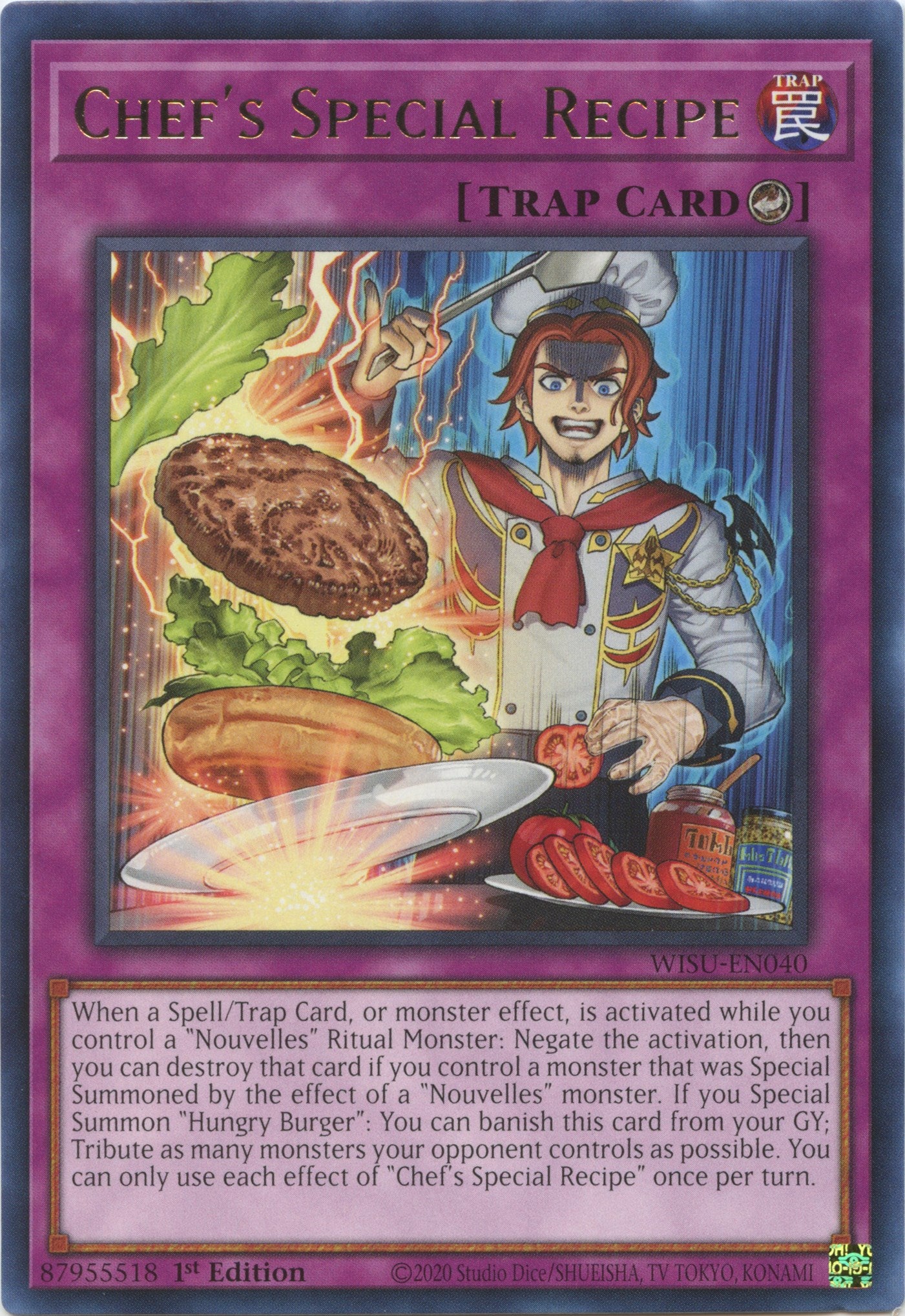 Chef's Special Recipe [WISU-EN040] Rare | Jomio and Rueliete's Cards and Comics