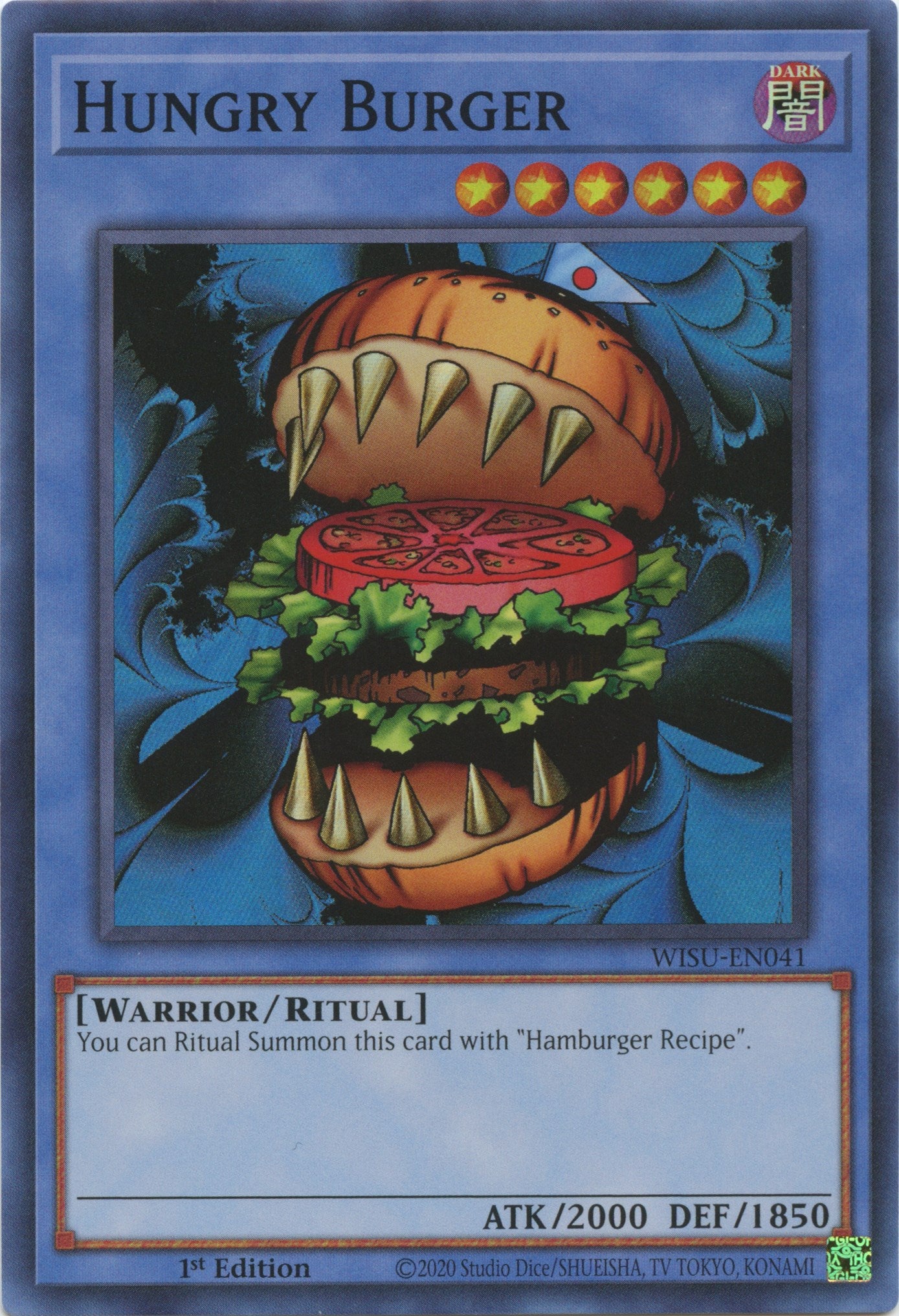 Hungry Burger [WISU-EN041] Super Rare | Jomio and Rueliete's Cards and Comics