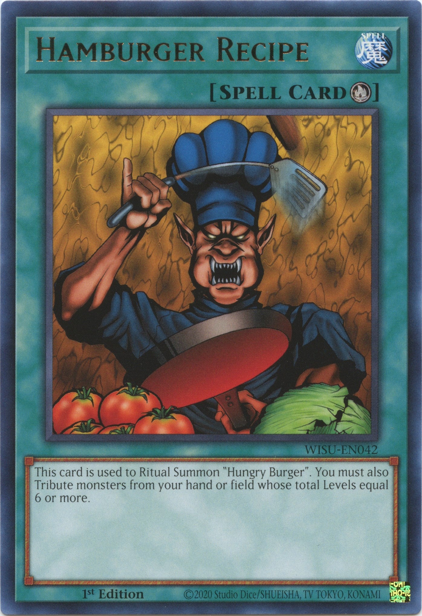 Hamburger Recipe [WISU-EN042] Rare | Jomio and Rueliete's Cards and Comics
