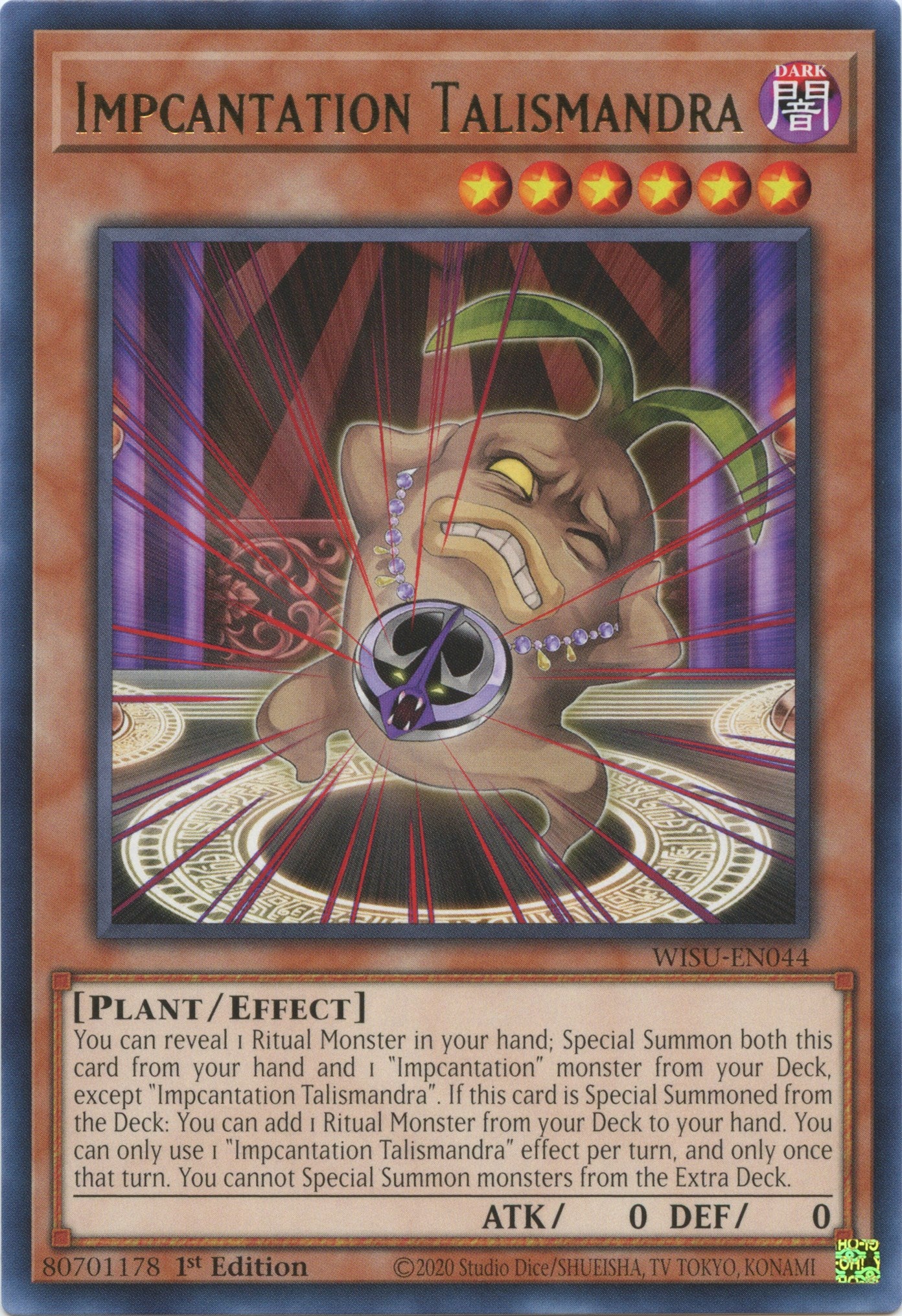 Impcantation Talismandra [WISU-EN044] Rare | Jomio and Rueliete's Cards and Comics