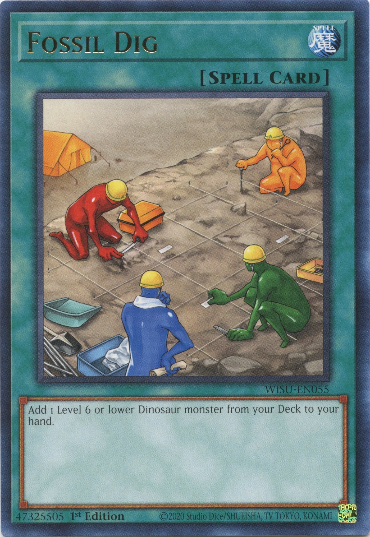 Fossil Dig [WISU-EN055] Rare | Jomio and Rueliete's Cards and Comics