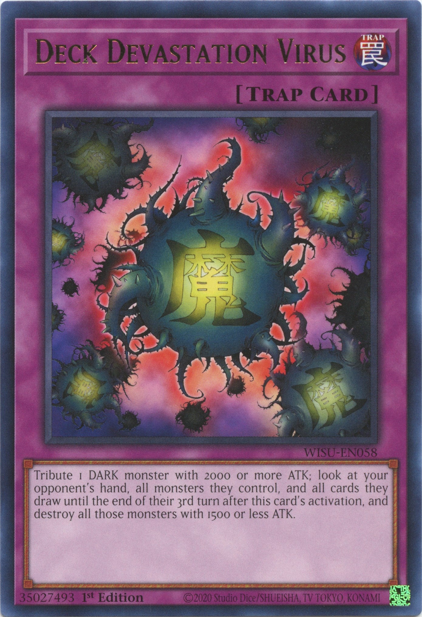 Deck Devastation Virus [WISU-EN058] Rare | Jomio and Rueliete's Cards and Comics