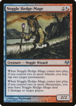 Noggle Hedge-Mage [Eventide] | Jomio and Rueliete's Cards and Comics