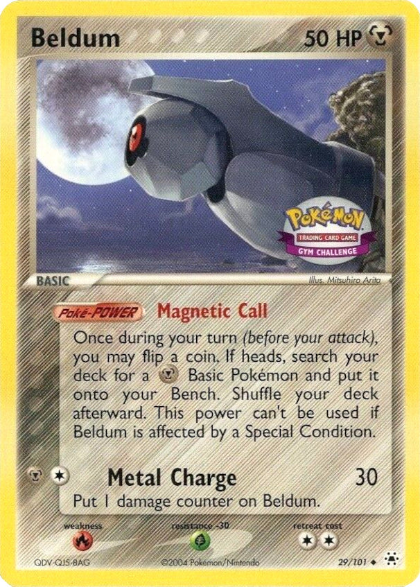 Beldum (29/101) (Gym Challenge) [EX: Hidden Legends] | Jomio and Rueliete's Cards and Comics