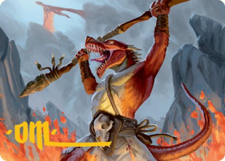 Kobold Art Card (Gold-Stamped Signature) [Dungeons & Dragons: Adventures in the Forgotten Realms Art Series] | Jomio and Rueliete's Cards and Comics