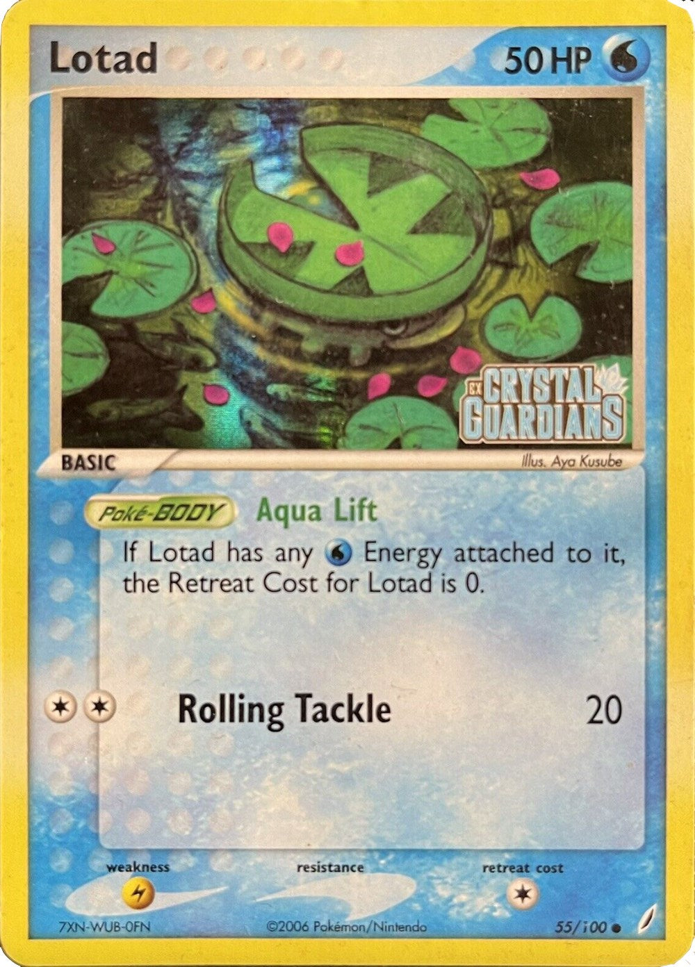 Lotad (055/100) (Theme Deck Exclusive) [EX: Crystal Guardians] | Jomio and Rueliete's Cards and Comics