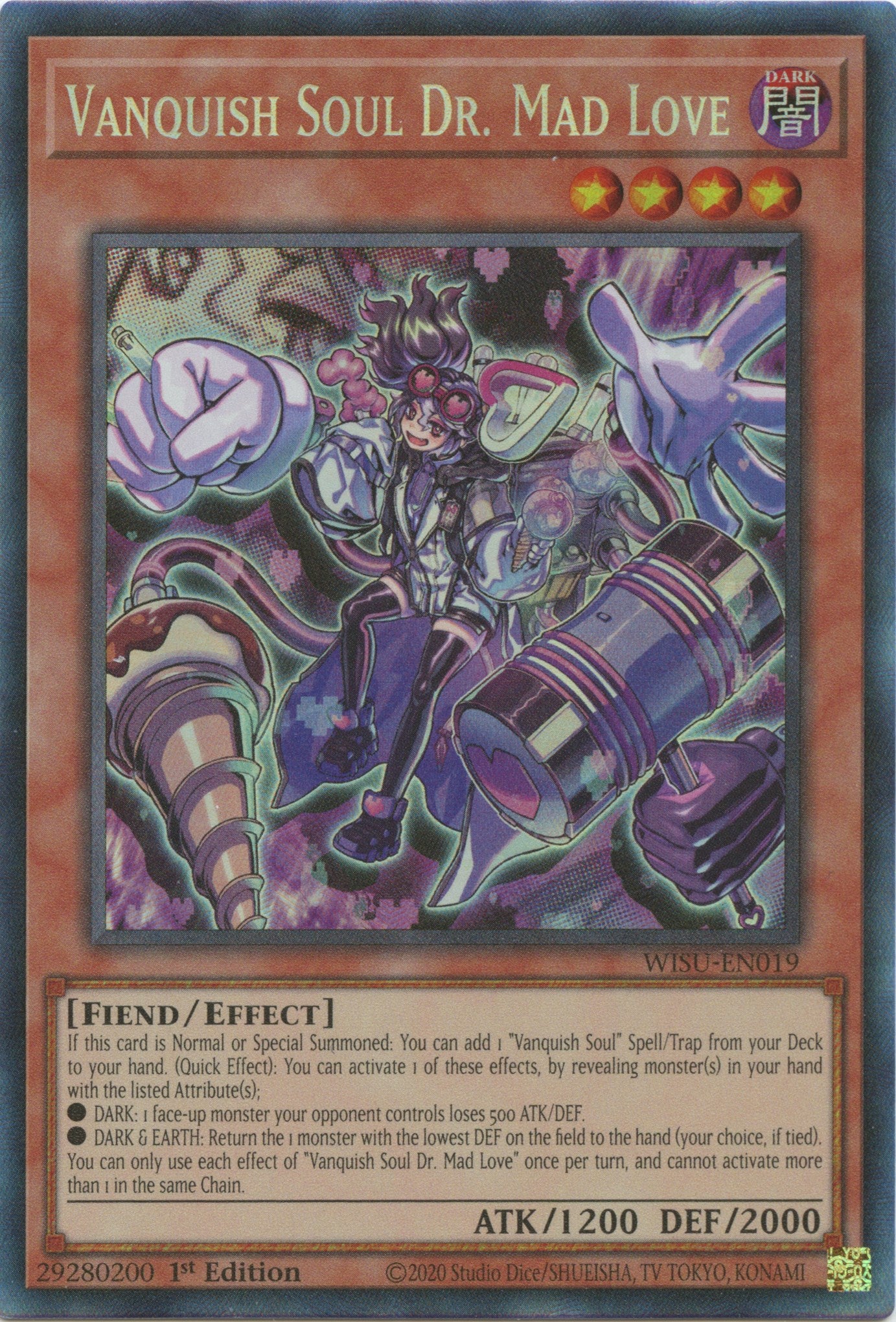 Vanquish Soul Dr. Mad Love [WISU-EN019] Collector's Rare | Jomio and Rueliete's Cards and Comics