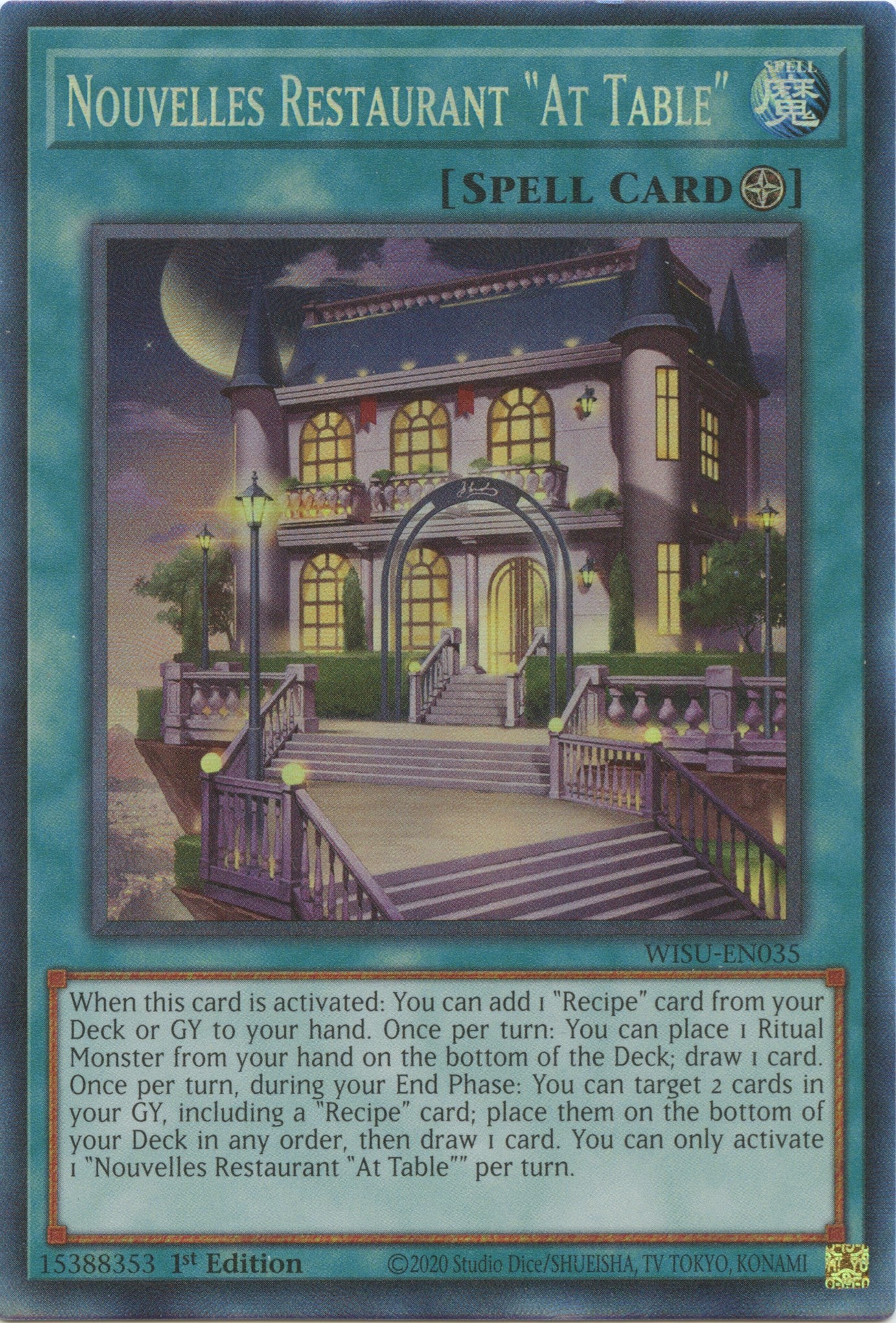Nouvelles Restaurant "At Table" [WISU-EN035] Collector's Rare | Jomio and Rueliete's Cards and Comics