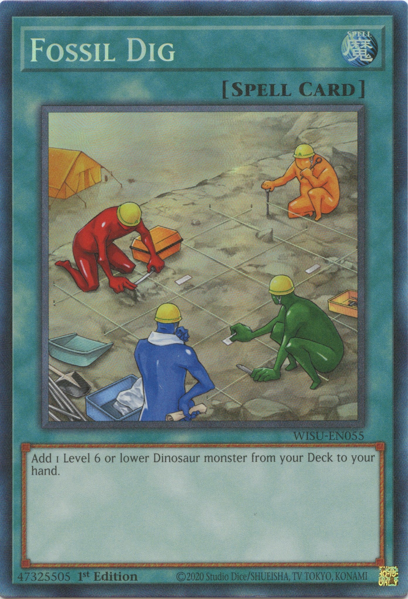 Fossil Dig [WISU-EN055] Collector's Rare | Jomio and Rueliete's Cards and Comics