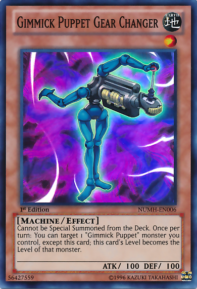 Gimmick Puppet Gear Changer [NUMH-EN006] Super Rare | Jomio and Rueliete's Cards and Comics
