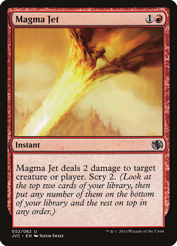 Magma Jet [Duel Decks Anthology] | Jomio and Rueliete's Cards and Comics