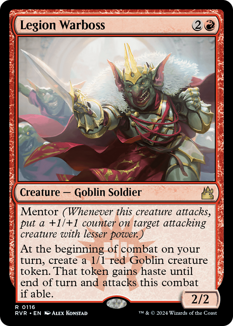 Legion Warboss [Ravnica Remastered] | Jomio and Rueliete's Cards and Comics