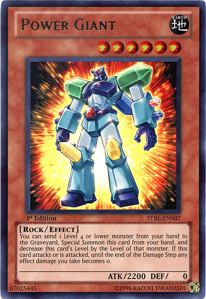 Power Giant [STBL-EN007] Ultra Rare | Jomio and Rueliete's Cards and Comics